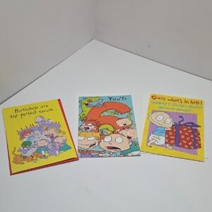 Rug Rats Birthday cards lot of 3